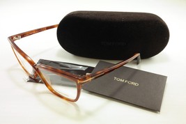 Tom Ford Authentic Eyeglasses Frame TF5267 053 Light Havana Brown Italy ... - $133.62