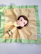Garanimals My Best Friend Monkey Lovey Security Blanket Plush 13" x 13" - $12.86