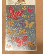 American Greetings Butterfly Stickers 3 Sheets 45 Stickers *NEW/SEALED* bb1 - $5.99