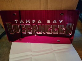 NFL Tampa Bay Buccaneers Laser License Plate Tag - Red - $33.31