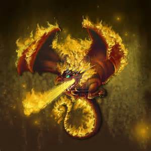 Primary image for AMAZING POWERFUL PROTECTIVE RED FIRE DRAKE FEMALE DRAGON SPIRIT HAUNTED 