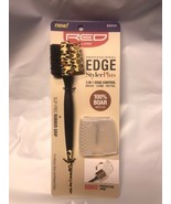 RED BY KISS PROFESSIONAL EDGE STYLER PLUS 3 IN 1 EDGE CONTROL BRUSH COMB... - $4.79