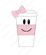 Coffee Cup DIGITAL File:  Instant Download. No Physical Product Will Be Shipped.