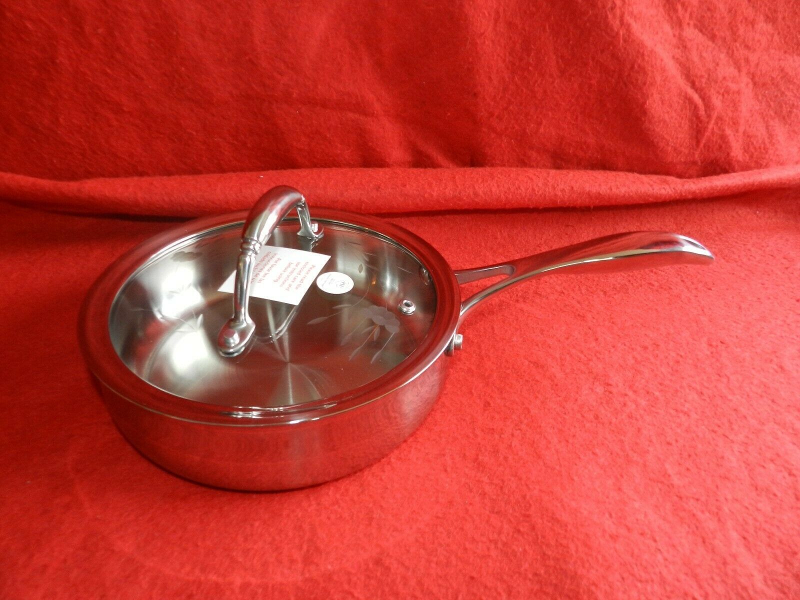 Princess House Heritage TriPly Stainless Steel 8’’ Skillet (5724) New