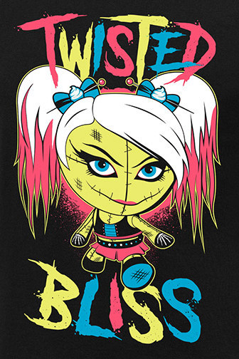 WWE Alexa Bliss Little Miss Bliss Twisted Bliss Logo 2.5 x 3.5 Fridge ...