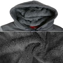 Men's Athletic California Graphic Sherpa Fleece Lined Cali Zip Up Hoodie Jacket image 12