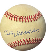 Billy Herman signed RONL Rawlings Official National League Baseball tone... - $79.95