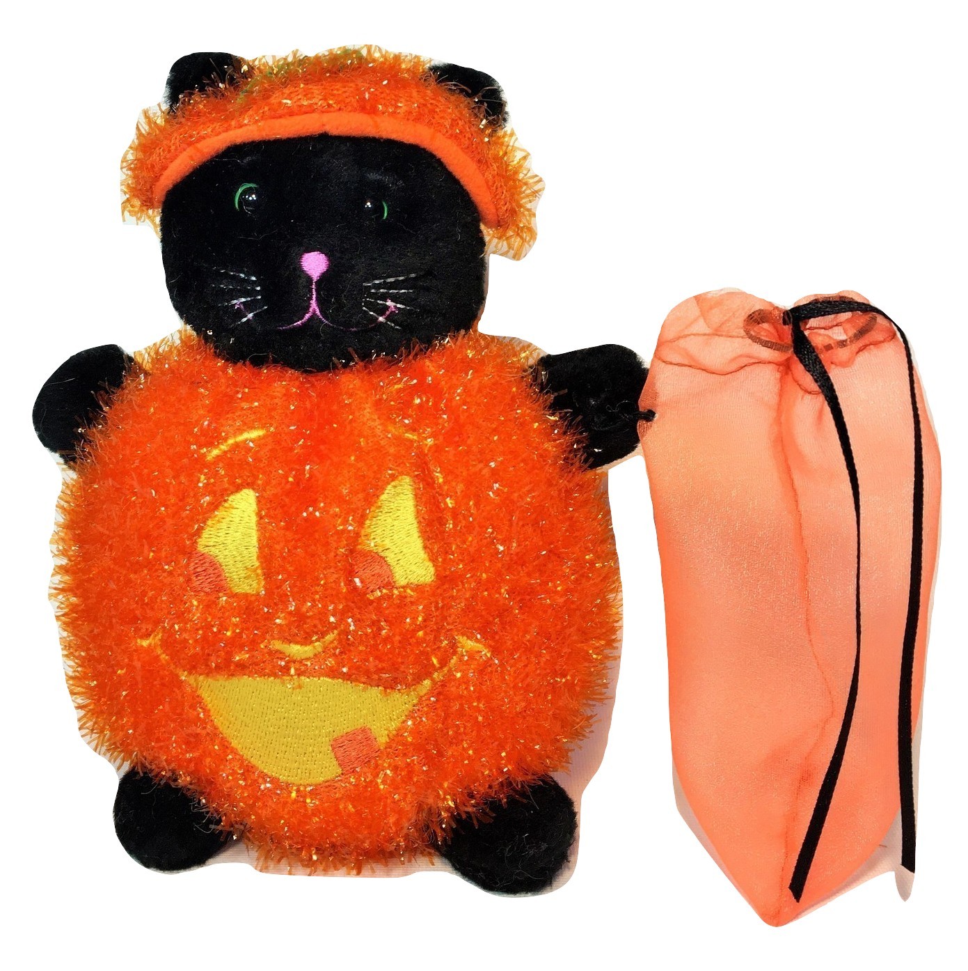 black cat stuffie