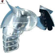Medieval Armor Warrior Pauldrons Breakers - Metallic - One Size Armour