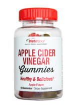 DietWorks Apple Cider Vinegar Gummies Dietary Supplement, Weight Loss 60... - $19.79