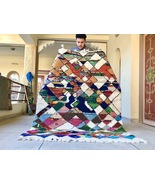 Authentic Moroccan rug 7x4 - Boujad Rug - Azilal rug - Boucherouite rug ... - $1,190.00