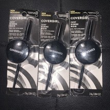 Set of 3 Covergirl Just Gimme Noir Gel Pot Eyeliner 300 Intense Black Sealed - $15.99