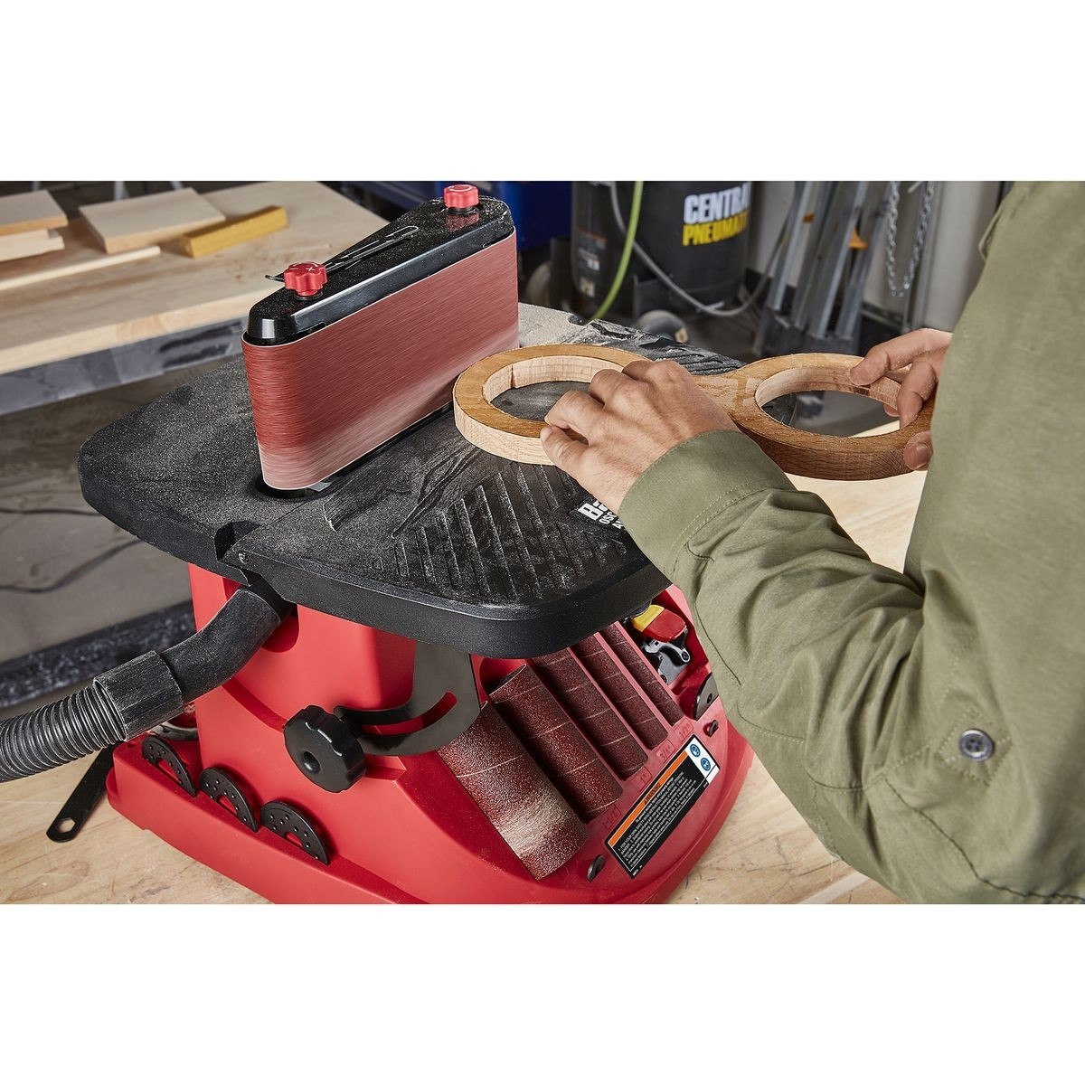 BAUER Oscillating Edge Belt And Spindle Sander Sanders