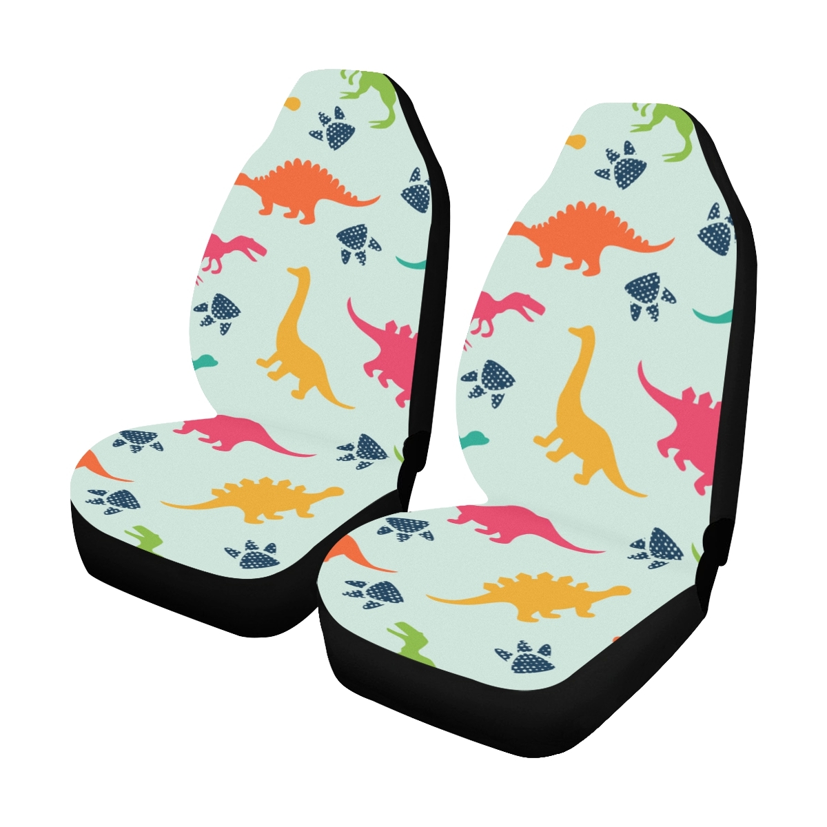 Child Dinosaur Baby Love Universal Fit Auto Drive Car Seat Covers