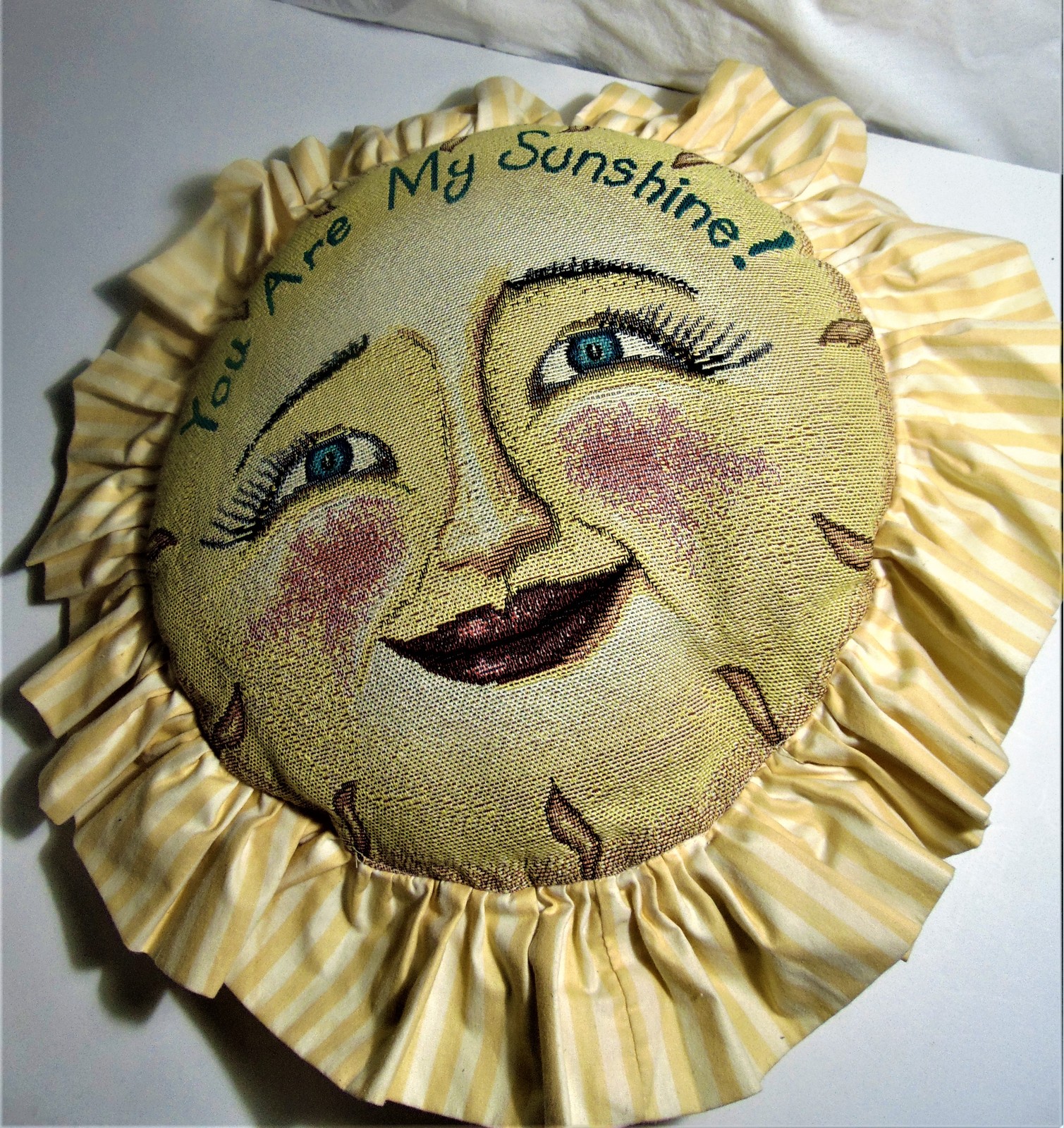 "You are my Sunshine" Sun Shaped Pillow Home Décor