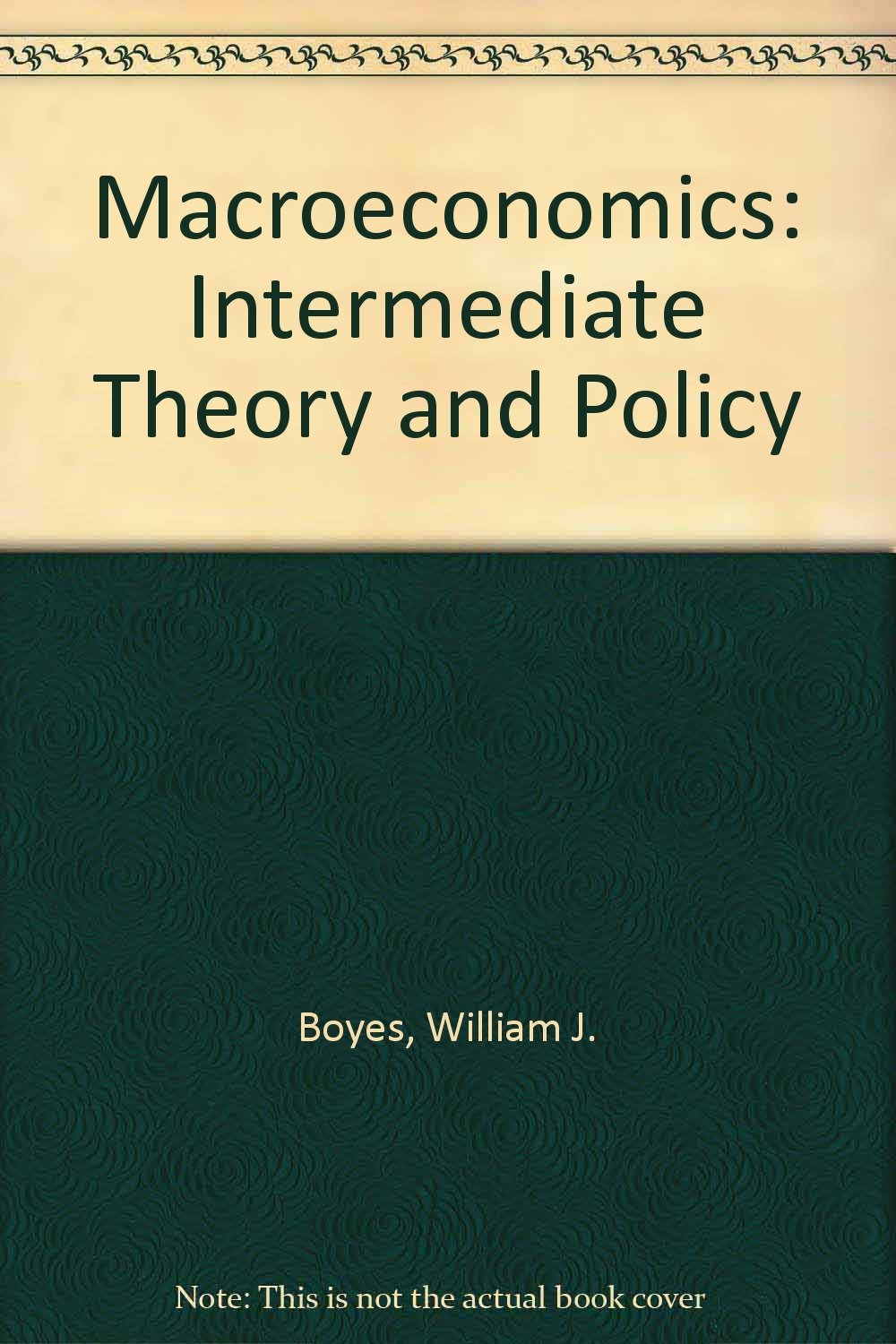 Macro-Economics Intermediate Theory And Policy [Jun 01, 1988] Boyes ...