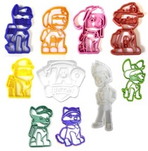 Theme of Paw Patrol Dogs Marshall Chase Set Of 10 Cookie Cutters USA PR1050 - $29.99