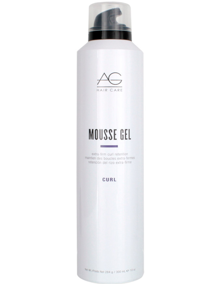 AG Hair Curl Mousse Gel ExtraFirm Curl Retention, 10 oz Gel, Mousse