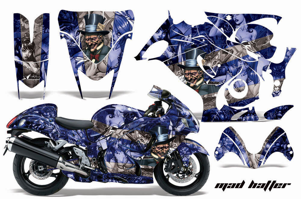 Street Bike Graphic Kit Decal Wrap For Suzuki Hayabusa GSX1300R 0813