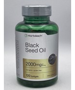 Black Seed Oil 2000 mg per serving by HORBÄACH® 120 Softgels Helps With ... - $14.25