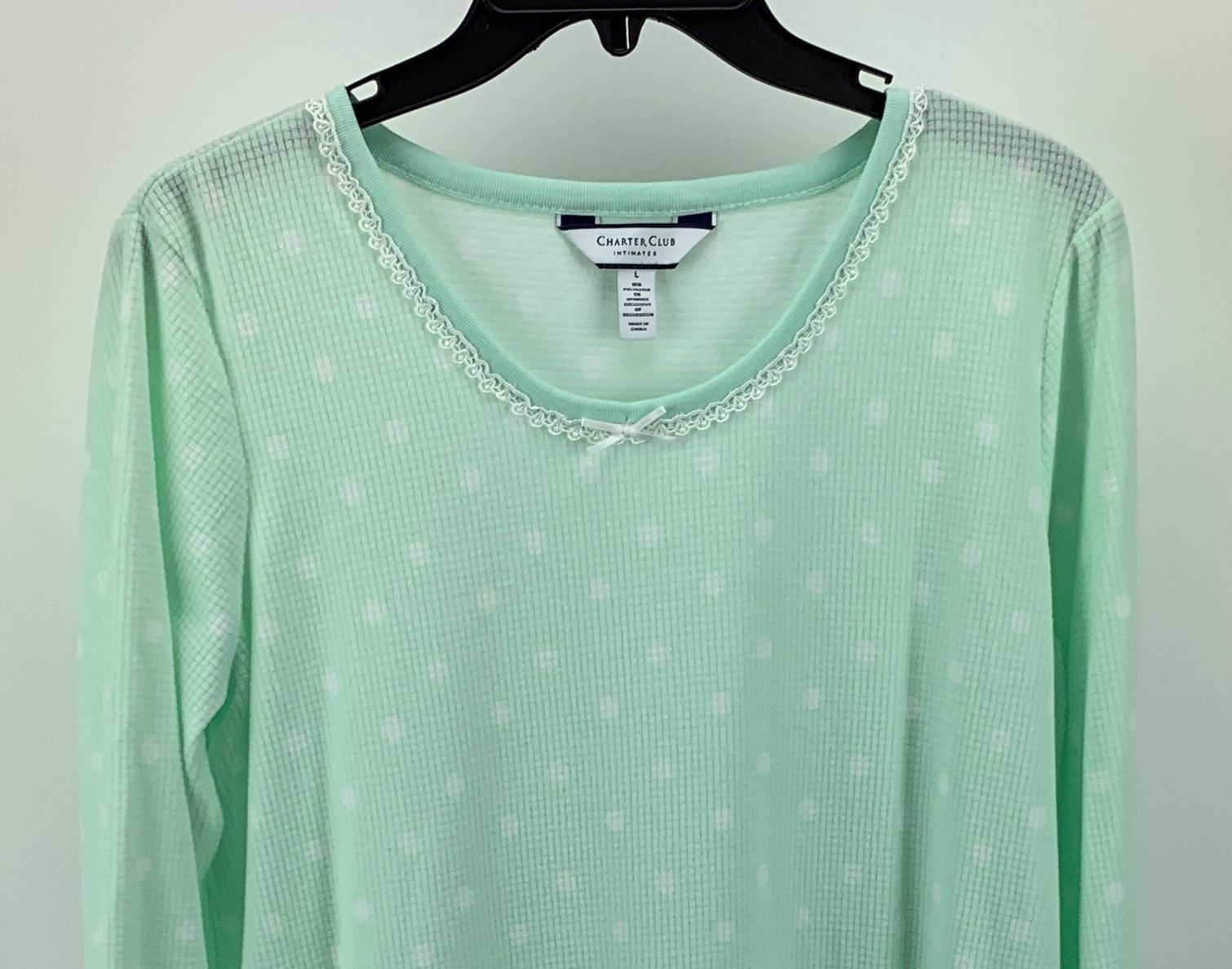 Charter Club Womens Top Mauve Henley Short Sleeve X-Small