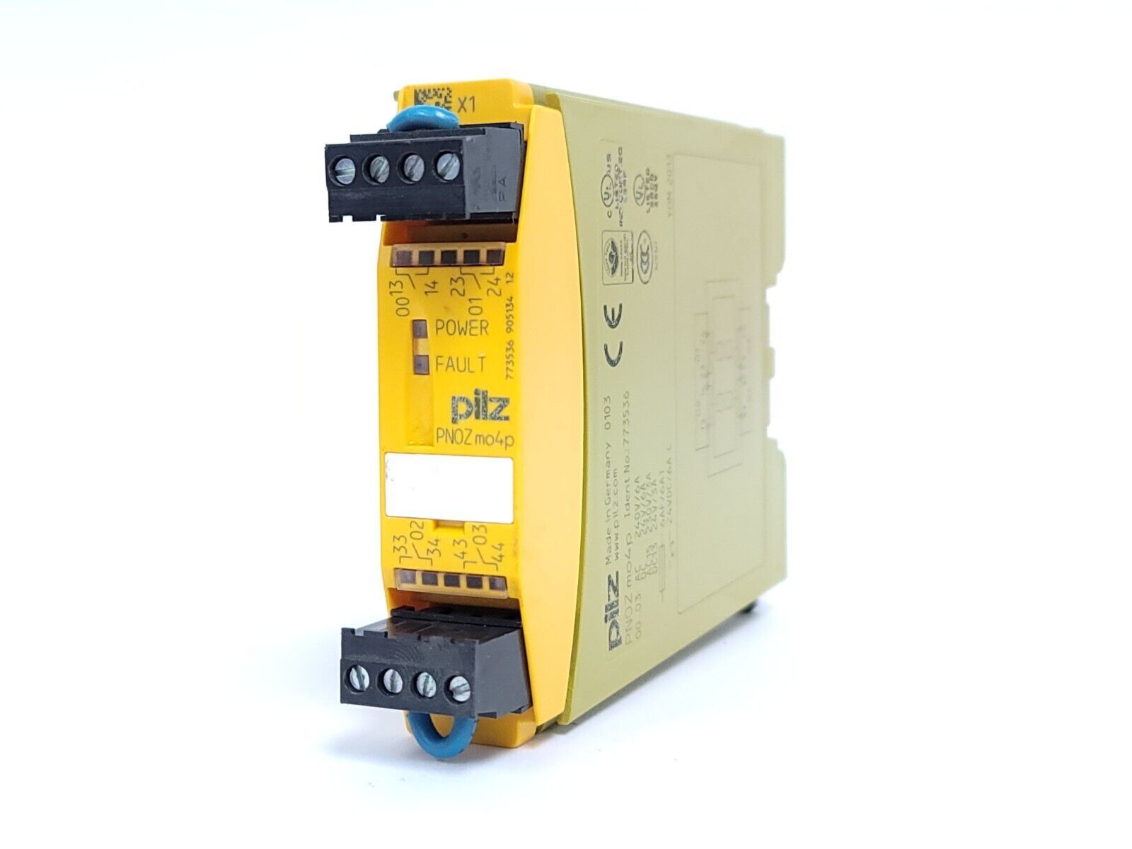 USED PILZ PNOZ mo4p 4n/o 773536 SAFETY RELAY EXPANSION MODULE PNOZMO4P