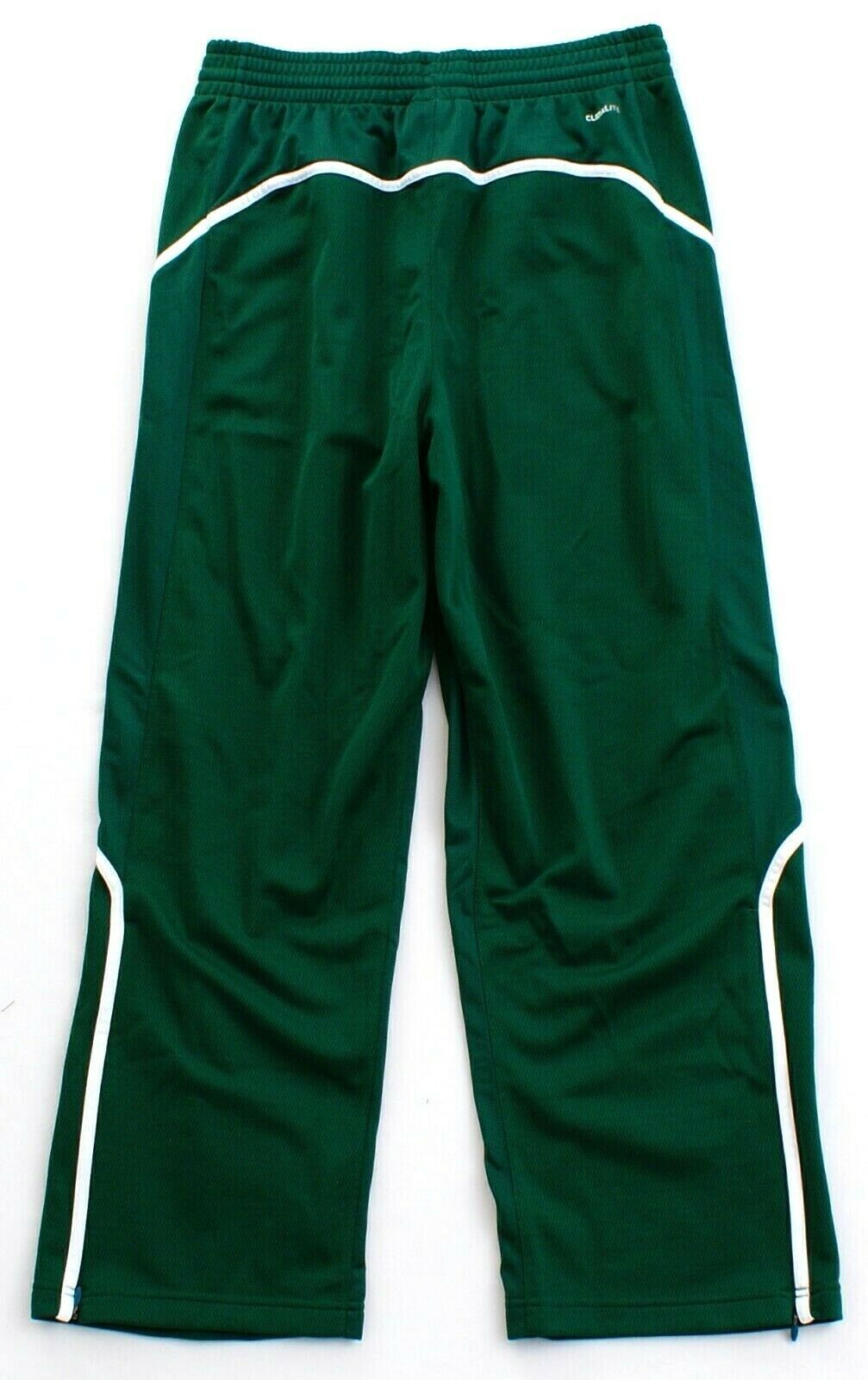 Adidas ClimaLite Green & White Pro Team Track Pants Men's NWT - Pants