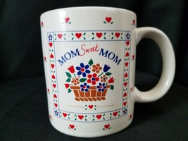 Mom Sweet Mom Coffee Mug Ceramic Tea Latte Cup Collectible Birthday Mother's Day - $9.49
