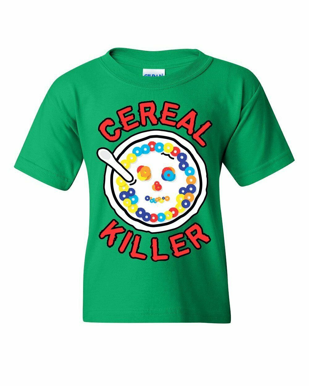 Cereal Killer Youth TShirt Funny Breakfast Morning Meal Serial Killer