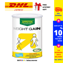 Appeton Nutrition Weight Gain Powder Adults Vanilla Flavor 450g DHL SHIP... - $65.72