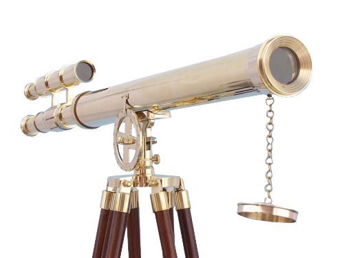 Floor Standing Brass Griffith Astro Telescope 64 - Floor Standing Telescope