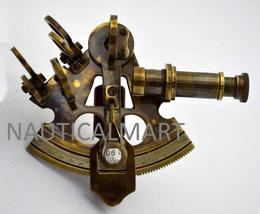 NauticalMart Brass Nautical Antique Sextant Replica for Sale Marine Navigation image 2
