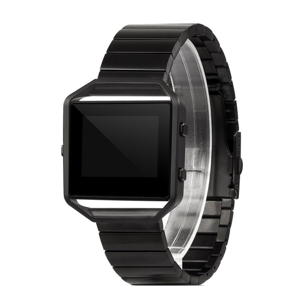 fitbit blaze black stainless steel