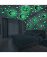 Glow in The Dark Stars and Planet Wall Stickers for Kids 79pcs Planets a... - $37.63