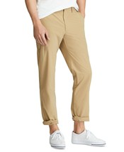 Polo Ralph Lauren Men&#39;s Straight-Fit Traveler Pants Luxury Tan 40x30 - $49.39