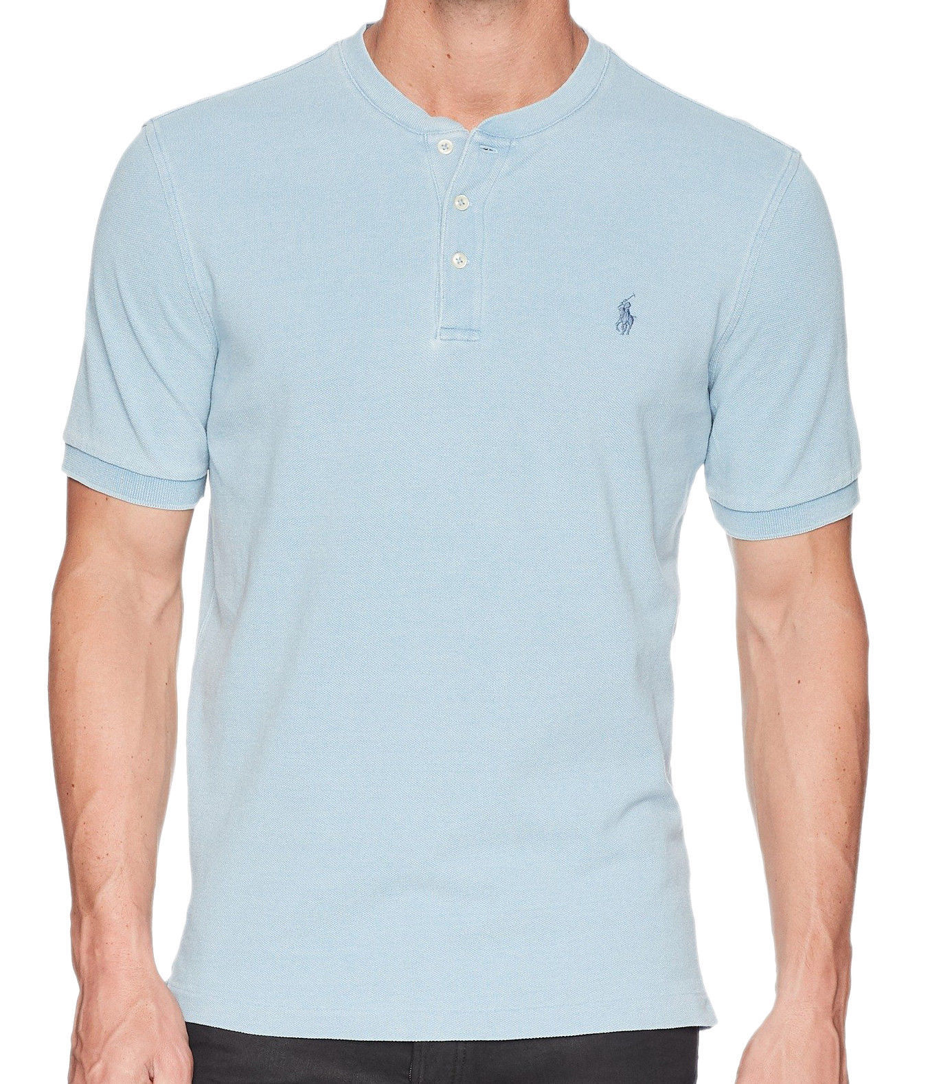 New 2XLT 2XL TALL POLO RALPH LAUREN Mens mesh polo shirt turquoise blue top 2XT