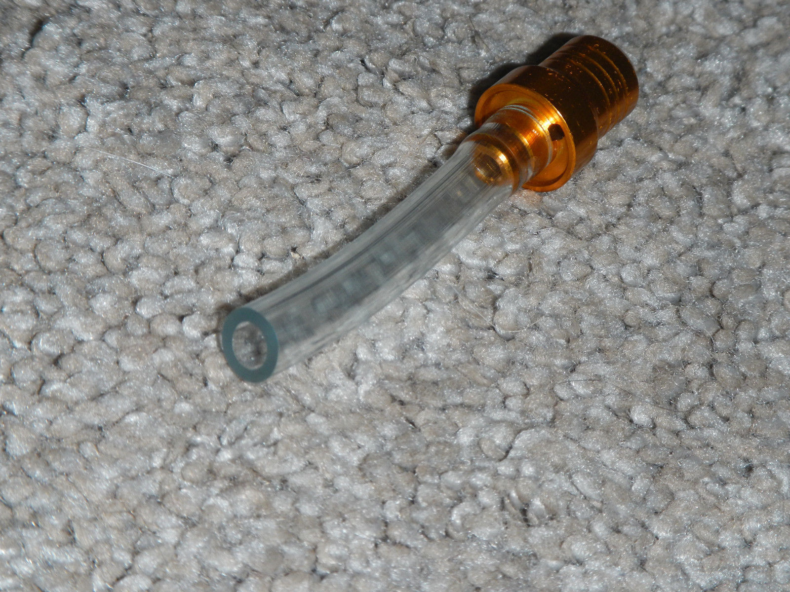 YELLOW GOLD GAS FUEL TANK AIR CAP BREATHER Maico Husqvarna Ossa Trial