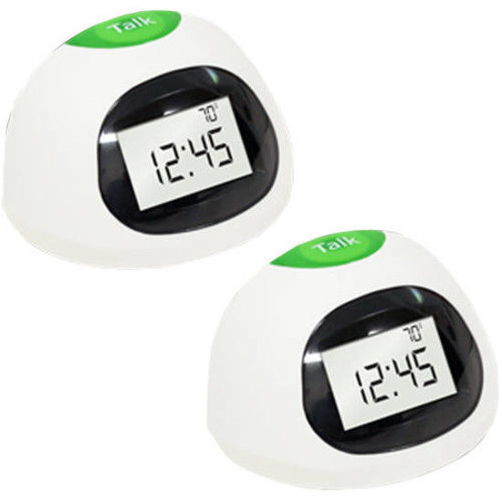 Talking Alarm Clock with Temperature for Blind and Low Vision Impaired