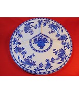 10 /2&quot; Restaurant Ware, Divided Plate, Wood &amp; Sons, England, Delph Pattern - $12.99