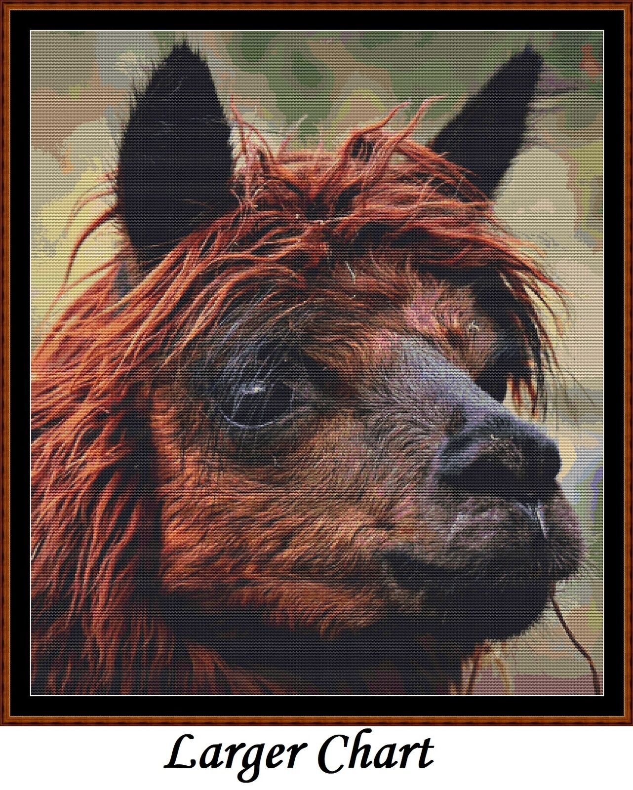 ALPACA ~ cross stitch pattern (punto cruz croce kreuzstich) - Cross