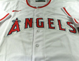 MIKE TROUT / AUTOGRAPHED LOS ANGELES ANGELS PRO STYLE BASEBALL JERSEY / COA image 2