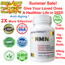 NMN β-Nicotinamide Mononucleotide Resveratrol NAD+Booster Anti-Aging Ant... - $22.99