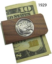 Money Clip, Native American, Indian Head Nickel 1929 - $39.95