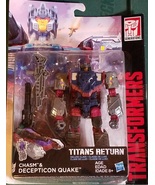 Transformers Generations Titans Return Decepticon Quake and Chasm	 - $40.00