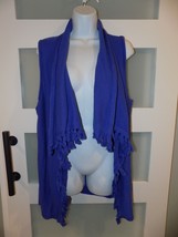 Lilly Pulitzer Mini Abbott Sweater Vest Bright Blue Size L Women&#39;s EUC - $51.04