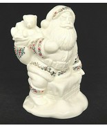 Lenox China Jewels Santa&#39;s Visit Figurine 4th in Series Chimney Sack of ... - $18.80