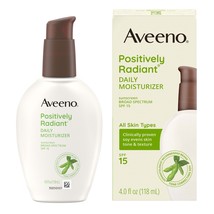 Aveeno Positively Radiant Daily Face Moisturizer with SPF 15, 4 oz.. - $49.49