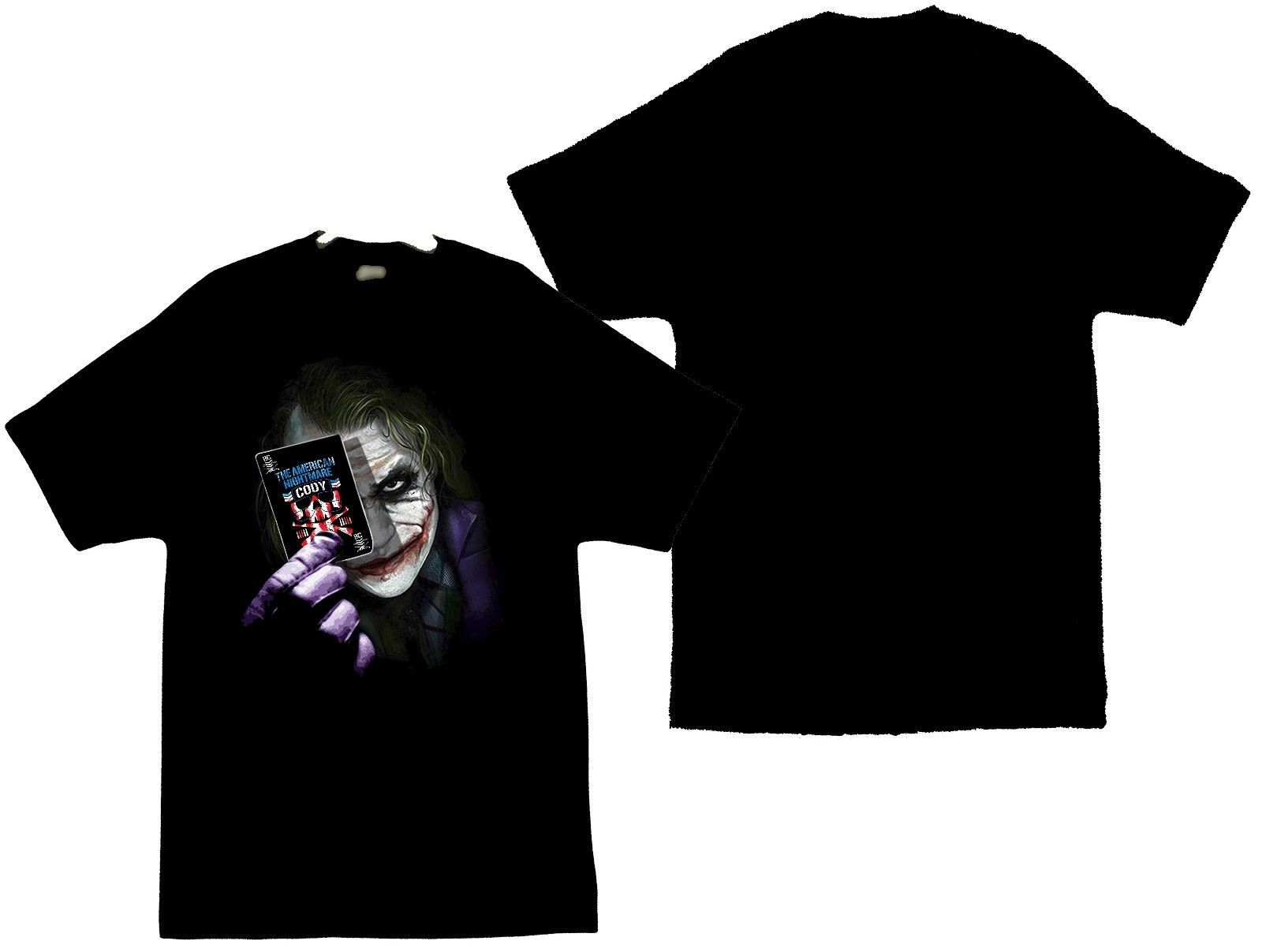 The Joker With Card and The Bullet Club Cody American Nightmare Men's T-Shirt