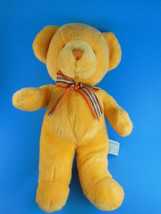 Russ Berrie Sunburst Teddy Bear with Rattle 12&quot; Orange-yellow - $22.76