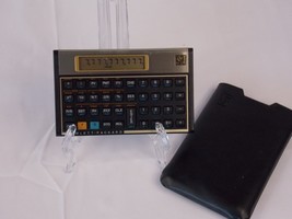 HP Hewlett Packard 12C Financial Calculator with Case light used. - $24.99
